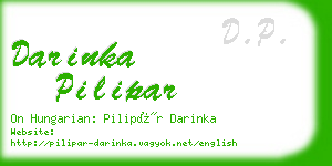 darinka pilipar business card
